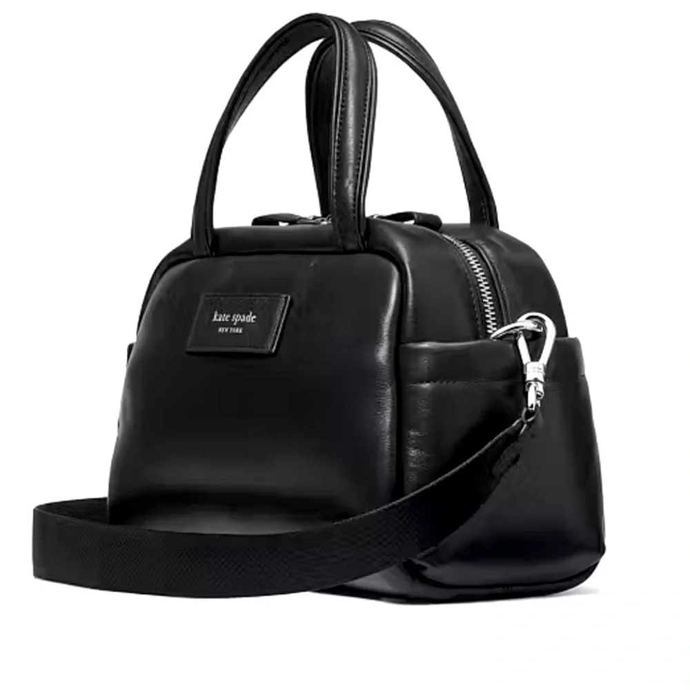 Kate Spade Puffed Satchel NWT Crossbody Black